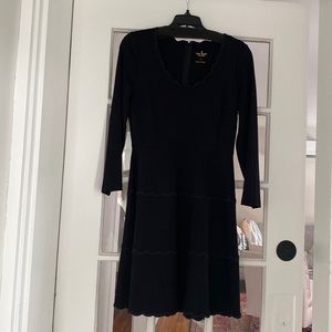 KATE SPADE SCALLOP PONTE DRESS Excellent condition.